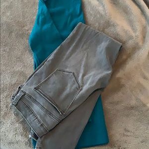 Gap size 27R grey skinny jeans